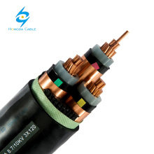 Tres cables principales Cable de 8.7 / 15 KV Cu / SC / XLPE / SC / CuT / PVC Cables de tres núcleos Cable de 8.7 / 15 KV Cu / SC / XLPE / SC / CuT / PVC